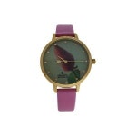 Charlotte Raffaelli La 꽃e - 장미 가죽 스트랩 시계 for 여성 1 Pc 명품시계 CRF005
