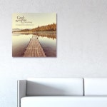 포토 캔버스액자 - God is with you3 1개