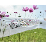 완제품 야생화자수 주방 거실 바란스 커튼 프랑스자수 핸드메이드 손자수 손바느질