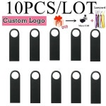 커스텀 로고 방수 로즈 골든 메탈 펜 드라이브 미니 라이트 메모 9 1개 B Color 16GBX10PCS