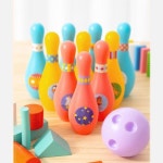 어린이 유아 실내체육 미니 볼링놀이 장난감 가벼운 즐거운 신체발달
