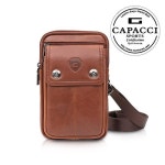 앞면쉬운오픈 소지품수납 가죽크로스백 스마트폰가방 60대
