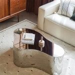 스테인리스 스툴 선반 접이식 고재 풋스툴 보조 쇼파테이블 전시