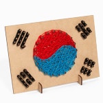 태극기 만들기 학교 미술 수업 스트링아트 재료