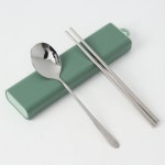 도시락 식도락 소풍 수저통 수저세트 휴대용 캠핑