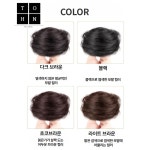 투현 똥머리 가발 밴드 볼륨 올림머리 1개 초코브라운