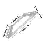 견고한 다기능 스테인레스 스틸 대형 앵글 코드 가구 판자 커넥터 하드웨어 액세서리 브래킷
