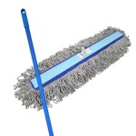 옳은유통 수입중국 밀마포60cm 철코팅봉120cm세트 학교 강당 막대 밀대 마포 걸레 바닥 청소용품