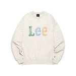 LEE LEE 스티치 빈티지 로고 맨투맨 오트밀 291241