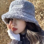 타이달 귀달이방한모자 버킷햇 램스울 방한용 털모자 겨울철 여성 벙거지 뽀글이 따뜻한모자