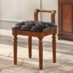 엔틱 화장대 스툴 체어 유럽 방석 의자 풍 등받이 메이크업 레트로 가구 방석