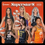 3350191 2025년 달력 2025 WNBA 슈퍼스타즈 벽걸이