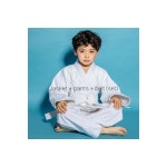 UNKNOWN UNKNOWN 남성용 100 코튼 도 주짓수 기 니폼 세트 우슈 격투기 키트 슬러브 직물 Coats and pants whit XL170
