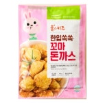 풀스키즈 풀스키즈 한입쏙쏙 꼬마돈까스 500g 아이들 자취 간식 간편식 술안주 야식 500g