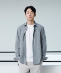 마인드브릿지 MINDBRIDGE 린넨혼방셔츠 - MWWS3120 345178