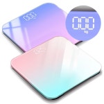 LED 디지털 미니 체중계 몸무게 체중기 온도측정 오로라민트
