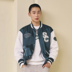 클라이드앤 클라이드앤 스타디움 레터링 점퍼 R3NCJP304U