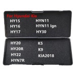Lishi 2 in 1 도구 기아 자물쇠 HY15 HY20 K5 K9 Kia2018 HYN7R HYN11
