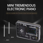 테레민 스타일로폰 마스터키보드 미니 Theremin 오르간 OLED 스크린 뮤지컬 전자 모듈 크리에이티브 악기