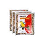 재롱이 앵무새모이 3개 앵무새사료 새사료 모이 먹이