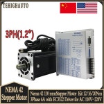 Nema 42 3 상 하이브리드 오픈 루프 스텝퍼 모터 or 드라이브 키트 220V 6A 12 16 20N m 샤프 EC3522