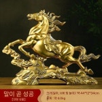 말 장식품 인테리어 말장식품 말동상 역동적인 조각상 모형 사무실 조형물 개업 F 대형 금박