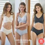 크로커다일 크로커다일 라이크라 쉘론 몰드부착 런닝형 감탄브라 팬티 6종 T 오트밀 CDW5M171921 P383504896