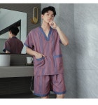 찜질방옷 세트 황토방 한증막 사우나 업소용 건식 바이올렛 남성