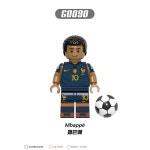호환 월드컵 축구스타 메시 피규어 호환 블록 음바페 G0090