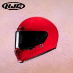 HJC 홍진 풀페이스 헬멧 V10 솔리드 딥레드 M