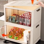 이동식 캐비닛 바퀴달린 모듈가구 수납 책장 스토리지 소형 서랍