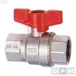 침베리오 2pc스팀볼밸브 Cim316 나비핸들 황동이태 WAF55DB
