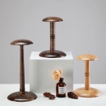 우드 모자 거치대 스탠드 가발 걸이 모자랙 진열대 옷가게 빈티지