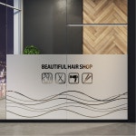 데코플러스 뷰티 헤어샵 유리 창문 안개 반투명 시트지 폭 DPS-255