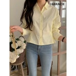 헤레이스 버튼 라인 셔츠 YMSH25SS099