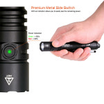 ACEBEAM TAC 2AA LED 손전등 후레쉬 1600 루멘 181 미터 휴대용 EDC USB C 충전식 배터리 더블 버튼