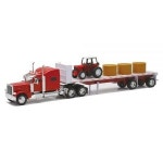 NewRay Peterbilt 38 건초 농장 트랙터 놀이 세트 1 32 스케일 모델 장난감 차량 10293A 563305