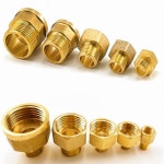 1 8 1 4 3 8 1 2 수 암나사 황동 파이프 커넥터 커플러 어댑터 나사 피팅 M1 To F1