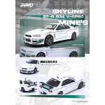 INNO 1 64 스카이라인 Gtr R34 V 스펙 튜닝 광산 다이캐스트 디오라마 자동차 모델 컬렉션 미니어처
