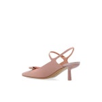 살바토레페라가모 페레가모 여성 OHELIA 바라 보우 레더 샌들힐 OPHELIA 55G 01I530 774576-ROSE