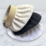 자외선 시어서커 선캡 데일리 패션모자