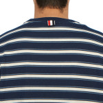 톰브라운 스트라이프 롱슬리브 오버사이즈 티셔츠 MJS225A