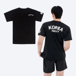 1P 쿨링 해군 ROKN 반팔 티셔츠 - 군인반팔 단체복 반티 운동회 체육대회 밀리터리 수영장 물놀이 120