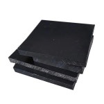 검정색 미색 ABS 플라스틱 CNC 시트 플레이트 Bla 2x100x200mm 1pc