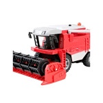 세트 엔지니어링 관성 트랙터 완구 농부 그린 콤바인 농장 수확기농용 아날로그 콤바인 그린