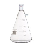 2000ml2440 유리 필터 흡입 플라스크 측면 튜브가 2L 여과 병
