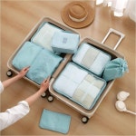 여행용 파우치 8종 세트 메쉬 캐리어 정리 이너백