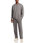 BOSS HUGO BOSS RB 디쇼르트 코튼 로고 테이프 오버사이즈 핏 스웨트팬츠 OPEN 5303461