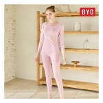 BYC 매장정품 BYC 여성 고신축 따뜻한 동내의 세트 678305