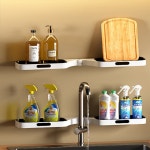 초강력 다용도 욕실 접이식 물빠짐 선반 무타공거치대